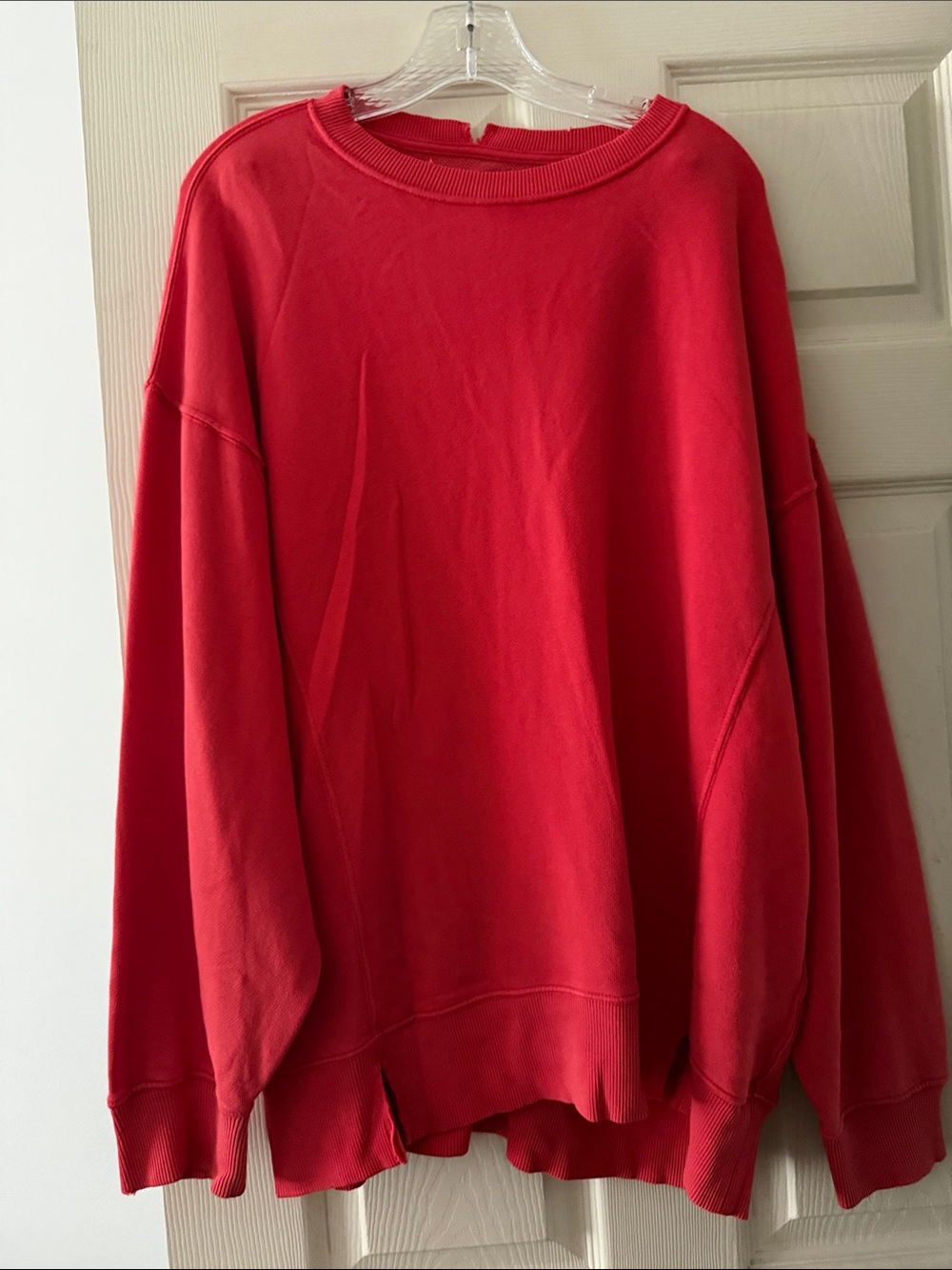 aerie Coral distressed tunic
